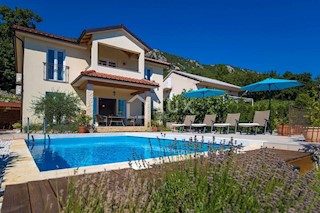 BRIBIR - vila z bazenom in pogledom na morje