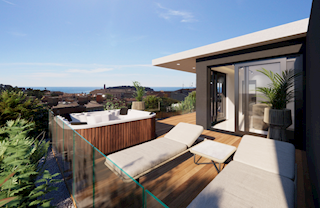 ROVINJ - luksuzen penthouse 400m od morja
