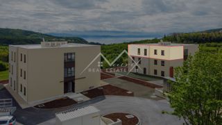 Labin, moderen penthouse s pogledom na morje in stari grad