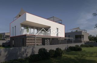 Novigrad okolica, sodobno stanovanje s strešno teraso, le 300 m od morja