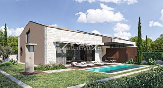 Poreč, Moderna enonadstropna hiša z bazenom 5 km od morja