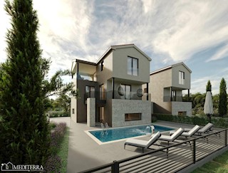 Nov projekt, vile z bazenom, s pogledom na morje, Novigrad, Istra