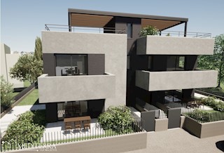 Apartma s strešno teraso in pogledom na morje, Poreč, Istra