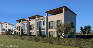 Trisobna vrstna hiša z zasebnim vrtom, Poreč, Istra