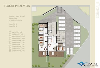 Luksuzno stanovanje z velikim vrtom v Novigradu (bA1)