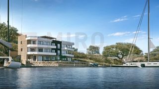 Punat, okolica, apartma v gradnji, prva vrsta do morja, PRODAJA!