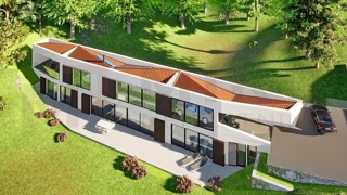 Vrbnik, zazidljivo zemljišče z idejno zasnovo za gradnjo moderne edinstvene nepremičnine, PRODAJA!