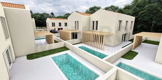 Dobrinj, okolica, gradbeno zemljišče z idejnim projektom!