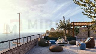 Punat, okolica, moderen penthouse prva vrsta do morja, PRODAJA!