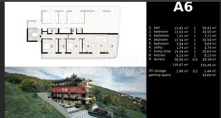 Stanovanje/apartma Ičići, Opatija - Okolica, 118,67m2