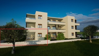 Vodice-*NOVOGRADNJA* S1 stanovanje z vrtom, 500 m od centra
