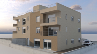 Vodice - NOVOGRADNJA stanovanja z razgledom na morje, 400 m od plaže