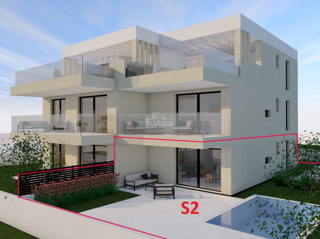 Vodice - stanovanje s bazenom, 750 m od centra in plaže