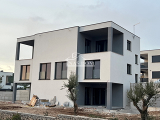 Vodice - Luksuzna dvojna kuća S1 s bazenom in pogledom na morje