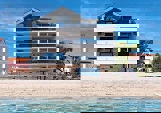 Vodice, Srima - **FIRST LINE TO THE SEA** apartment with garden
