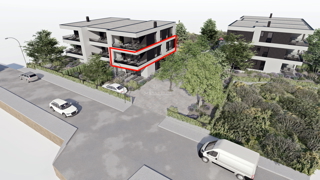 Vodice-**NOVOGRADNJA** S3 stan 3S+DB, pogled na morje 300m od plaže