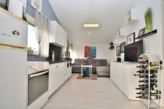 Vodice - Opremljeno enosobno stanovanje 450 m od plaže, pogled na morje