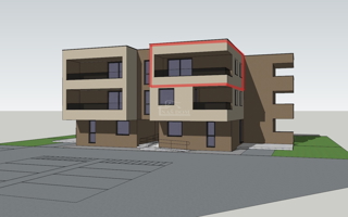Vodice - predprodaja - stanovanje 62,43 m2, 2. nadstropje, pogled na morje
