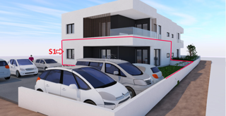 Vodice - S1 stanovanje v pritličju 81,29 m2, vrt