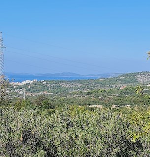 Primošten gradbeno zemljišče z pogledom na morje