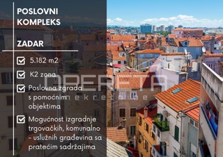 Prodaja, Poslovna zgrada, Zadar-Centar, Zadar, 5182m2