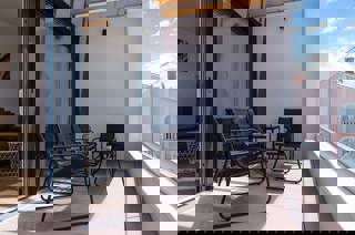 Luksuzni penthouse s panoramskim pogledom na morje in jacuzzijem – mesto Krk, 450 m od morja