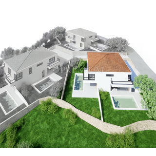 Nova Dvojna Hiša v Malinski, 160 m od Morja!