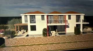 Njivice, novogradnja, vrstna hiša z bazenom!