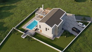Zazidljivo zemljišče, projekt, 1300 m2, okolica Barbana