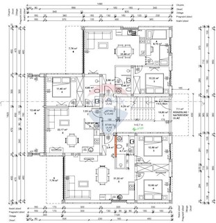 Stanovanje/Apartma Žminj, 55,74m2