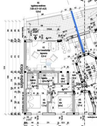 Istra, Valbandon – Trosobno stanovanje v novogradnji