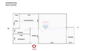 Stanovanje/Apartma Maksimir, 42,63m2