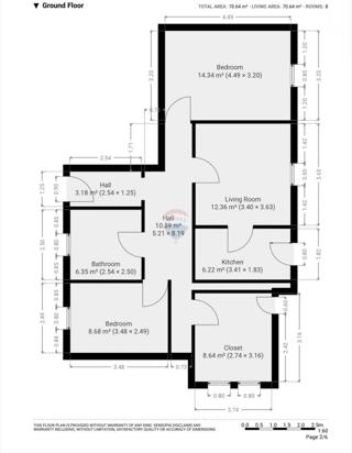 Stanovanje/Apartma Marinići, Viškovo, 69,30m2