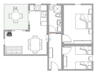 Stanovanje/Apartma Pinezići, Krk, 128m2