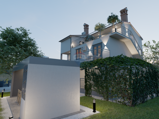 Istra, Rovinj, stanovanje v mirni ulici, garaža, vrt – 300 m² + 2 parkirni mesti