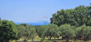 Istra, Išići – Gradbena parcela s pogledom na morje, 1.071 m²