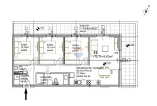 Stanovanje/Apartma Gornja Dubrava, 89,69m2