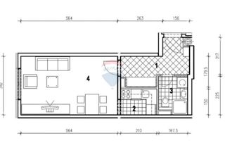 Stanovanje Donje Svetice, Peščenica - Žitnjak, 33,12m2
