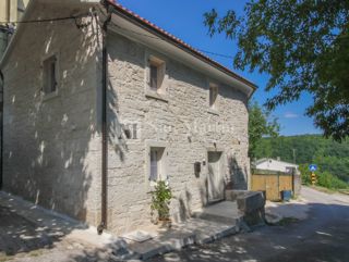 Poreč, kamnita hiša z bazenom in okolico