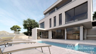 Moderna vila s pogledom na morje na otoku Brač