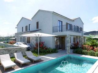 Sodobna novogradnja z bazenom – Dvonadstropni apartmaji v Jezerih na Murterju