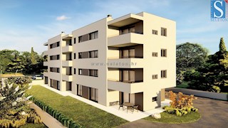 Poreč - stanovanje v izgradnji 62 m2, prvo nadstropje, 2 parkirni mesti, DVIGALO