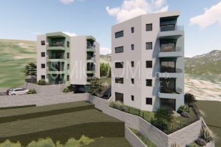 Dvosobno stanovanje z razgledom na morje, Omiš