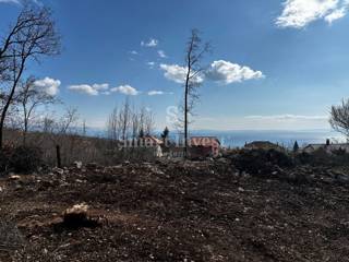 OPATIJA - MATULJI, gradbeno zemljišče s pogledom na morje
