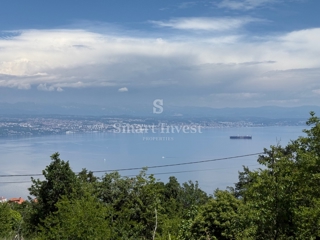 LOVRAN - TULIŠEVICA, zemljišče velikosti 1343 m2 z gradbenim dovoljenjem