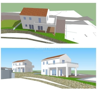 KASTAV, zemljišče z gradbenim dovoljenjem za hišo