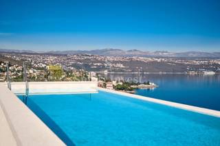 OPATIJA, luksuzen penthouse z neprekosljivim pogledom na morje in strešno teraso z bazenom