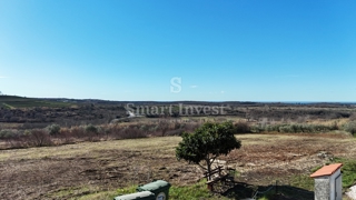 ISTRA - BUJE, gradbeno zemljišče za hišo, s pogledom na morje