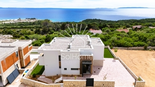 Video! Hiša s panoramskim pogledom na morje in bazenom | Novalja - Hrvaška