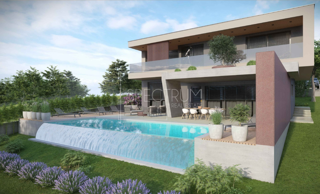 Območje Labina, novogradnja, vila z bazenom in wellnessom